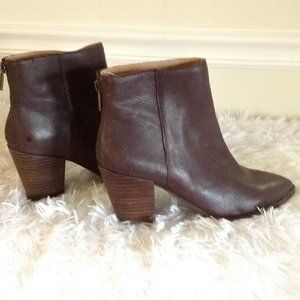 Lucky Brand  Adalan Brown Officecore Ankle Boots